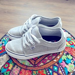 NEW Distressed Gray Vans Pro (women’s 7.5)